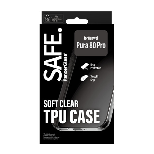 PanzerGlass SAFE. by PanzerGlass® TPU Case Transparent Huawei Pura 80 Pro – image 3