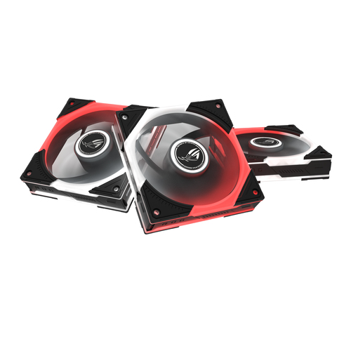 ASUS ROG Eurux GR120 ARGB Reverse Fan - Triple Pack Computer behuizing Ventilator 12 cm Zwart, Wit 3 stuk(s), afbeelding 3