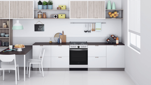 Indesit IS67G8CHX/E/1 Freestanding cooker Electric Gas Stainless steel – image 9