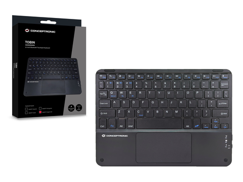 Conceptronic TOBIN01BUS 10-inch Bluetooth Touchpad Keyboard, QWERTY EN (US) – image 5
