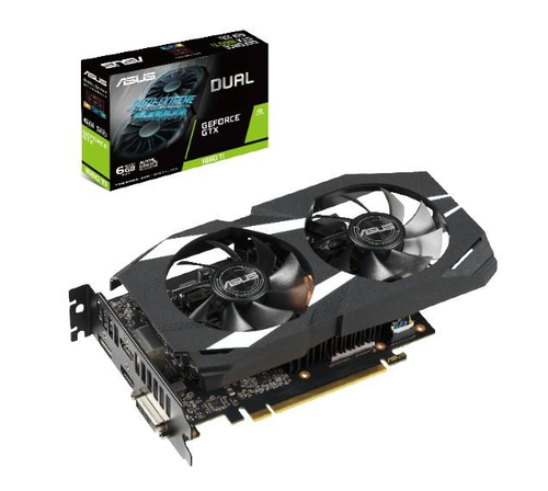 ASUS Dual -GTX1660TI-6G видеокарта NVIDIA GeForce GTX 1660 Ti 6 GB GDDR6