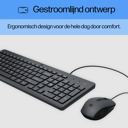 HP 150 - Tastatur  Maus Set - Englisch - Schwarz – Foto 7 von 7