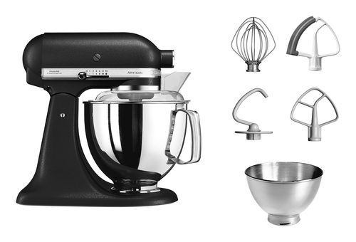 KitchenAid Artisan Mixer 5KSM175PS Vulkaanzwart, afbeelding 2