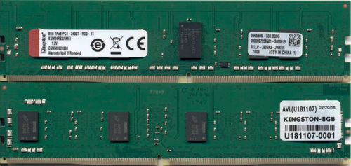 Kingston Technology KSM24RS8/8MEI-BK memory module
