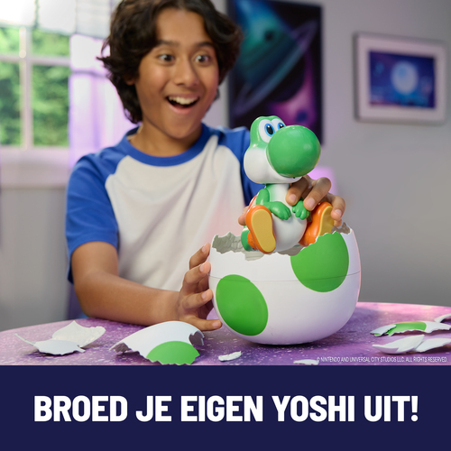 Spin Master Super Mario Galaxy Movie, Hatchin’ Yoshi Interactive Egg and Action Figure with Sounds, Ages 4 & Up, Batteries Included – image 2