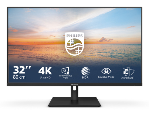 Philips 4K Uhd Monitor - EasySelect Menu Toggle, LowBlue Mode, Flicker-Free, Hdr, VA Display - image 1