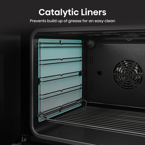 Hisense Hi6 Max 80/50L HDCEC6C20B 60cm Electric Ceramic Cooker - Jet Black, Black - image 7