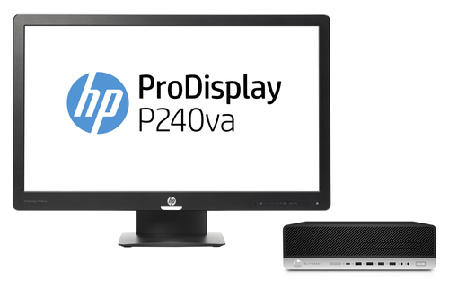 HP 800 G3 + ProDisplay P240va + Seagate Game Drive for Xbox 2TB Green – image 1
