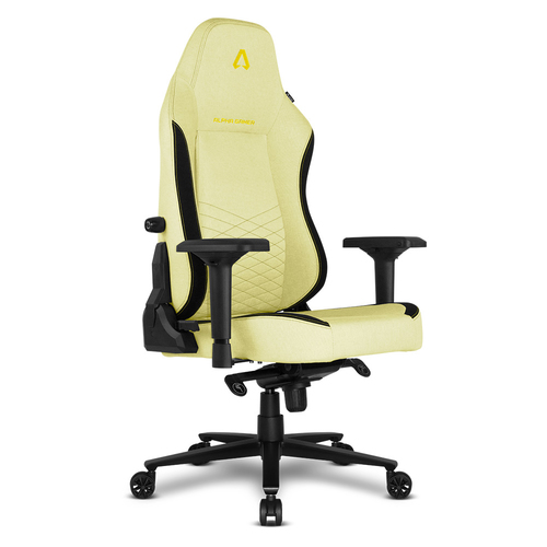 Alpha Gamer Alegra Silla para videojuegos universal Asiento acolchado Negro, Amarillo