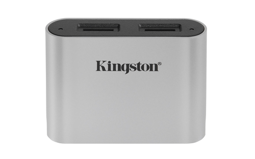 Kingston Technology Workflow microSD Reader Черный, Серебристый
