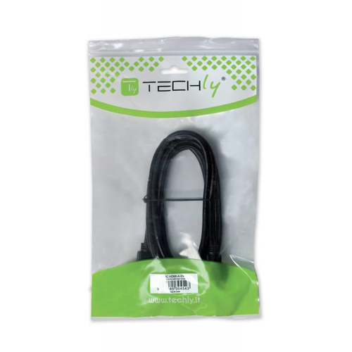 Techly ICOC DSP-C12-050 adaptador de cable de vídeo 5 m DisplayPort DVI Negro