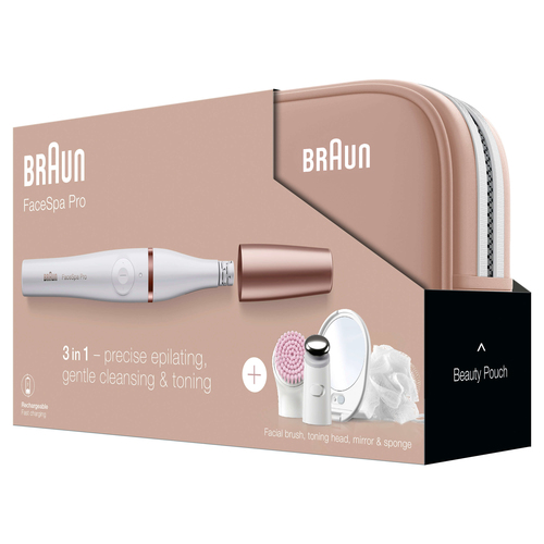 Braun FaceSpa Pro 81702654 epilator Bronze, White – image 3
