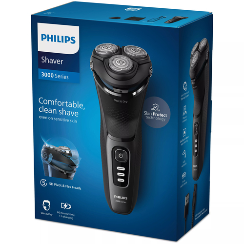Philips 3000 series Shaver S3244/12 Wet & Dry Electric Shaver – image 5