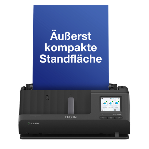 Epson ES-C380W ADF + Sheet-fed scanner 600 x 600 DPI A4 Black