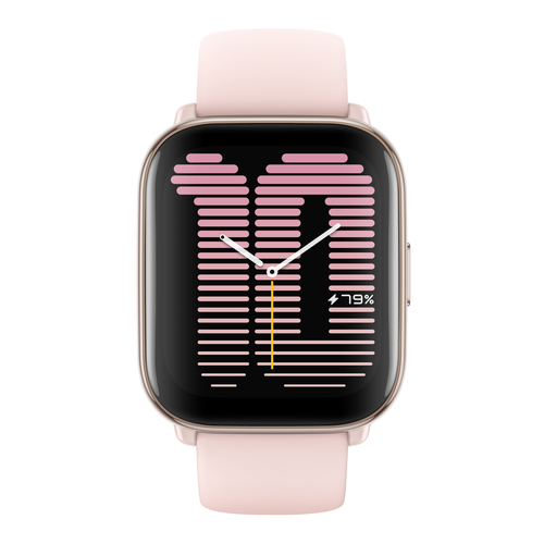 Amazfit Active 4,45 cm (1.75") AMOLED Цифровой 390 x 450 пикселей Сенсорный экран Розовый GPS (спутниковый)