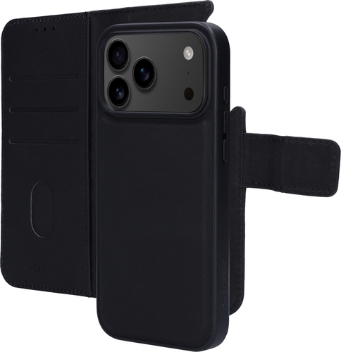 Mobiparts Leather 2 in 1 Wallet Case Apple iPhone 17 Pro Max Black