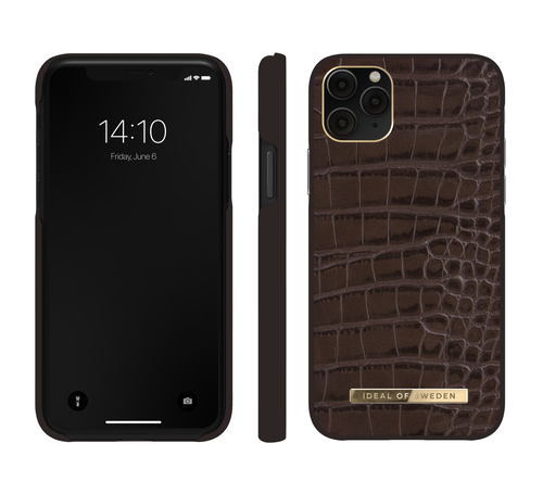 iDeal of Sweden Atelier Case iPhone 11P/XS/X Deep Walnut Croco – image 2