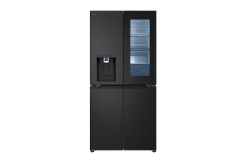 LG InstaView GC-G22FFQYJ side-by-side refrigerator Freestanding