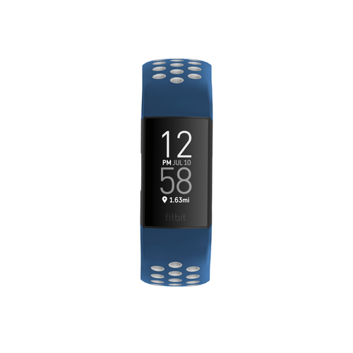 Hama 00086223 smart wearable accessory Ремешок Синий, Серый Силиконовый