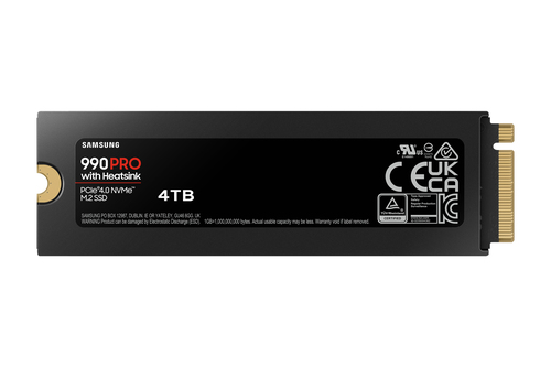 Samsung 990 Pro M.2 Internal SSD with Heatsink - 4 TB, Black - image 2