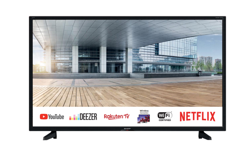 Sharp 32BC3E телевизор 81,3 cm (32") HD Smart TV Wi-Fi Черный