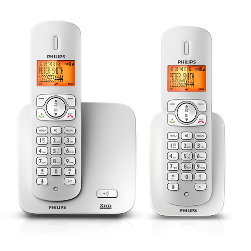 Philips Perfect sound CD2702S/51 telephone DECT telephone Caller ID Silver