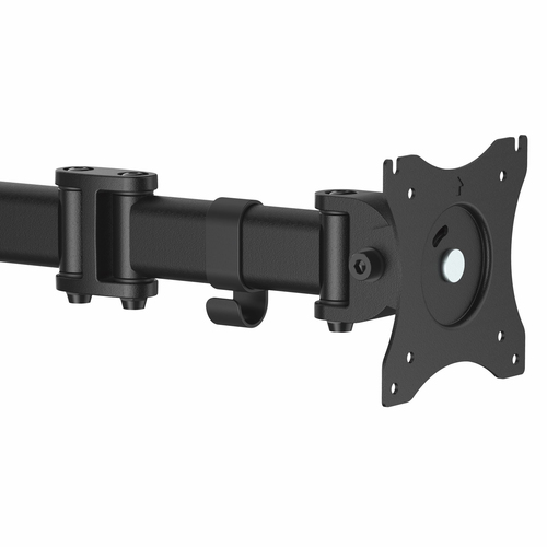 StarTech.com Desk Mount Monitor Arm for up to 34 VESA Compatible Displays, Articulating Pole Mount with Single Monitor Arm, Ergonomic Height Adjustable, Desk Clamp or Grommet, Black - Small Footprint Design (ARMPIVOTB) – billede 2