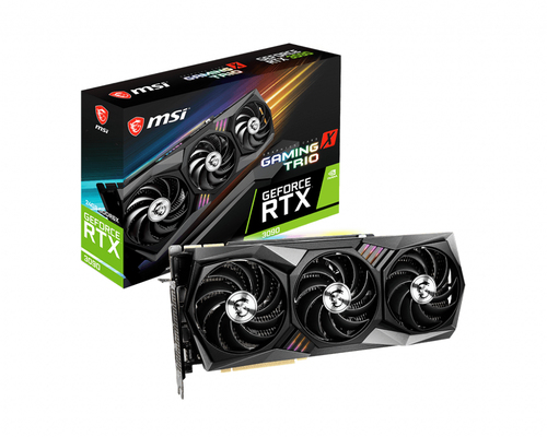 MSI GAMING RTX 3090 X TRIO 24G видеокарта NVIDIA GeForce RTX 3090 24 GB GDDR6X