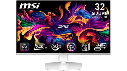 Msi Mpg 321URXW QD-OLED 32" QD-OLED Uhd 4K 240Hz 0.03ms Height Adjustable Gaming Monitor - image 3