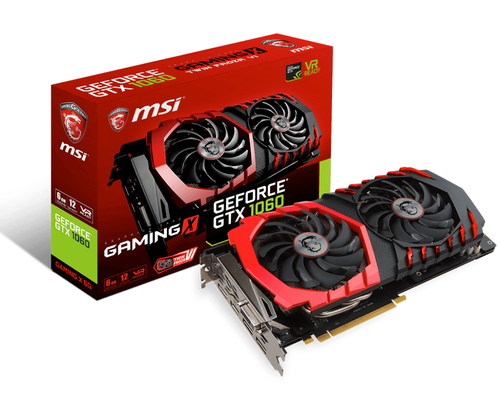 MSI GAMING GeForce GTX 1060 X 6G NVIDIA 6 GB GDDR5