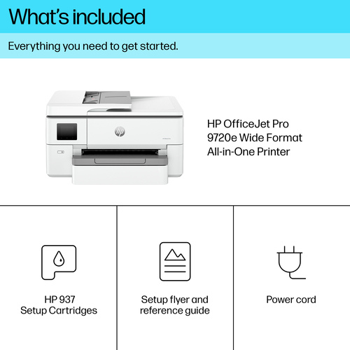 53N95B#687 HP OfficeJet Pro 9720e Wi-Fi Printer - Secure, Fast 42ppm, EcoSmart Toner, Up to 10 Users - image 6