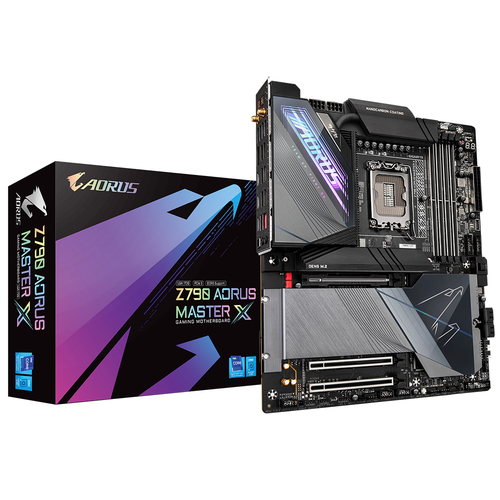 Z790 AORUS MASTER X MOTHERBOARD GIGABYTE Z790 AORUS MASTER X SOCKET1700 4DDR5 8266 DP ATXWIFI 7/BT