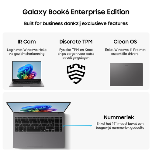 BOOK6 16I U5 (SERIES3) 32GB 512GB EE BE AZERTY BE, afbeelding 10