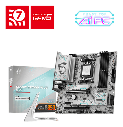 Msi B850M Gaming Plus Wifi micro Atx Amd Socket AM5 Motherboard - image 1