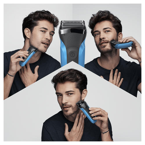 Braun Series 3 Shave&Style 310BT Electric Shaver, Wet & Dry Razor for Men, Black/Blue – image 5