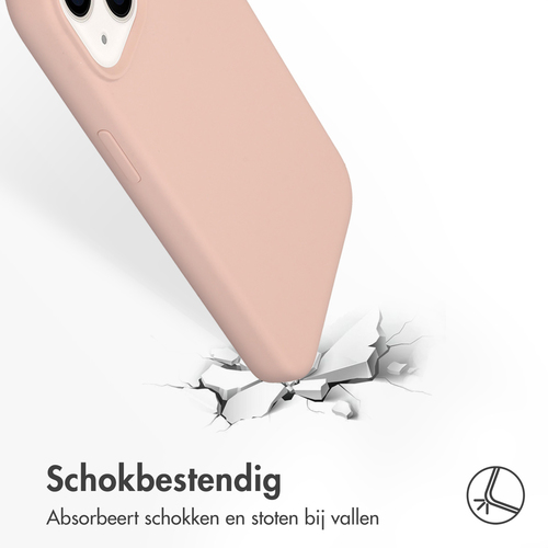 Accezz Liquid Silicone Backcover iPhone 14 - Roze, afbeelding 3