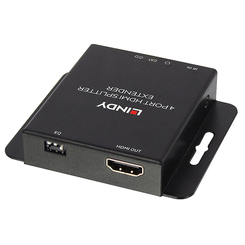 Lindy Extender & Splitter HDMI & IR Cat6 Loop Out 4 Port 50m, afbeelding 4