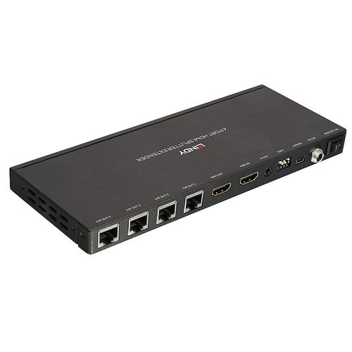 Lindy Extender & Splitter HDMI & IR Cat6 Loop Out 4 Port 50m, afbeelding 2