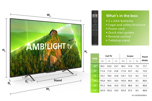 Philips 8100 series 75PUS8108/12 TV – image 2
