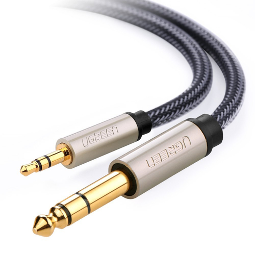 Ugreen 10625 Audiokabel 1m Sort
