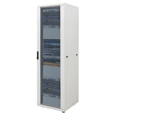 LogiLink D16S66G rack cabinet 16U Freestanding rack Grey