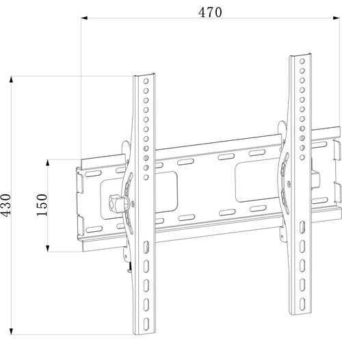 Techly wall mount voor LED/LCD 23-55, afbeelding 2