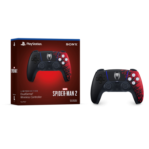 Sony Interactive Entertainment DualSense - Marvel’s Spider-Man 2 Limited Edition Черный, Красный Bluetooth Геймпад Аналоговый/цифровой PlayStation 5