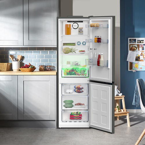 Beko CNG5686VG Frost Free Combi Fridge Freezer with HarvestFreshTM – image 9