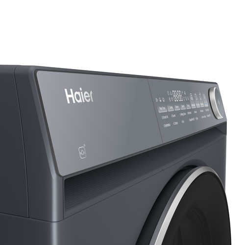 Haier HWD90-B14367GUUK washer dryer Freestanding Front-load Graphite – image 3