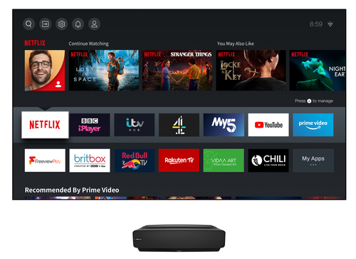 Hisense 100LF5FTUK-B12 projection TV Black, Grey – image 4