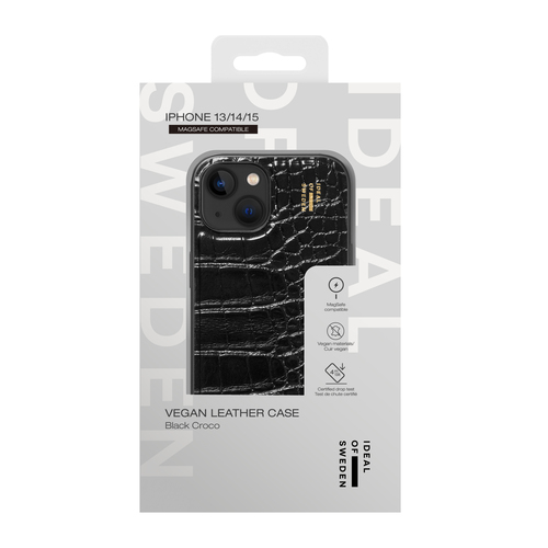 iDeal of Sweden Vegan Leather Case MagSafe iPhone 13 / 14 / 15 / 16e / 17e Black Croco – image 5