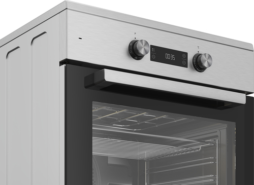 Beko FSE69300X Freestanding cooker Electric Zone induction hob Stainless steel – image 3