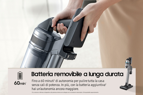 Samsung VS20R9042T2 2-in-1 stick vacuum Battery Dry HEPA Dust bag – image 9