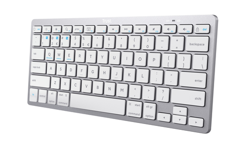 Trust Basics bluetooth Keyboard US Toetsenbord Zilver